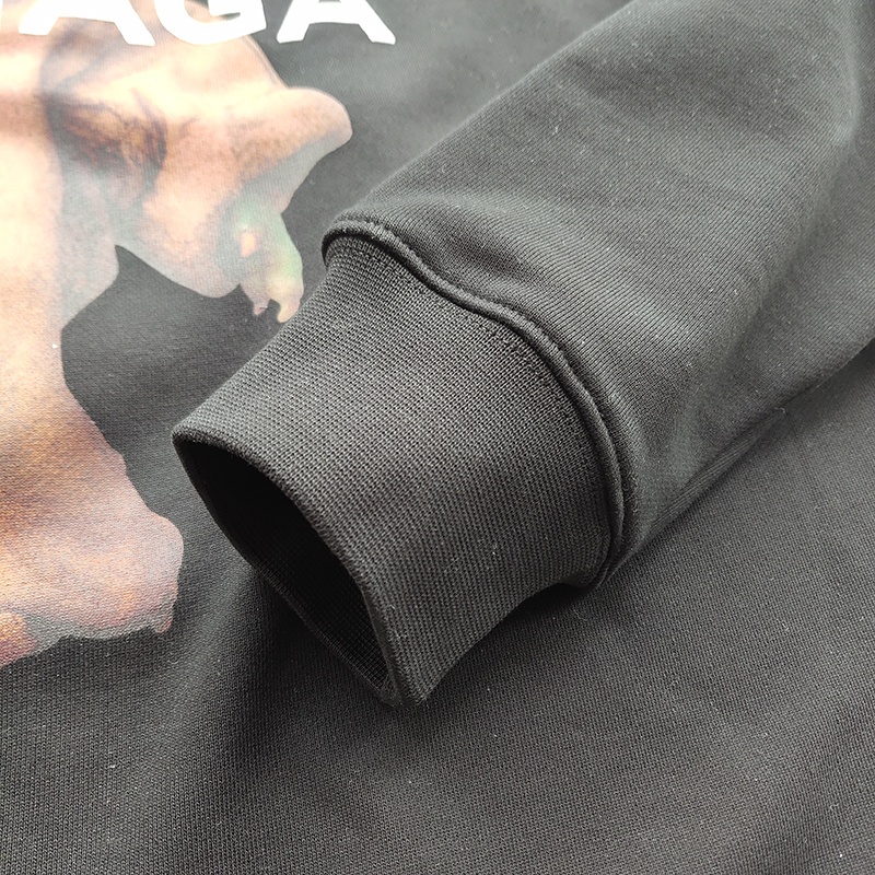 Худи Balenciaga Master Yoda "Black" фото № 4