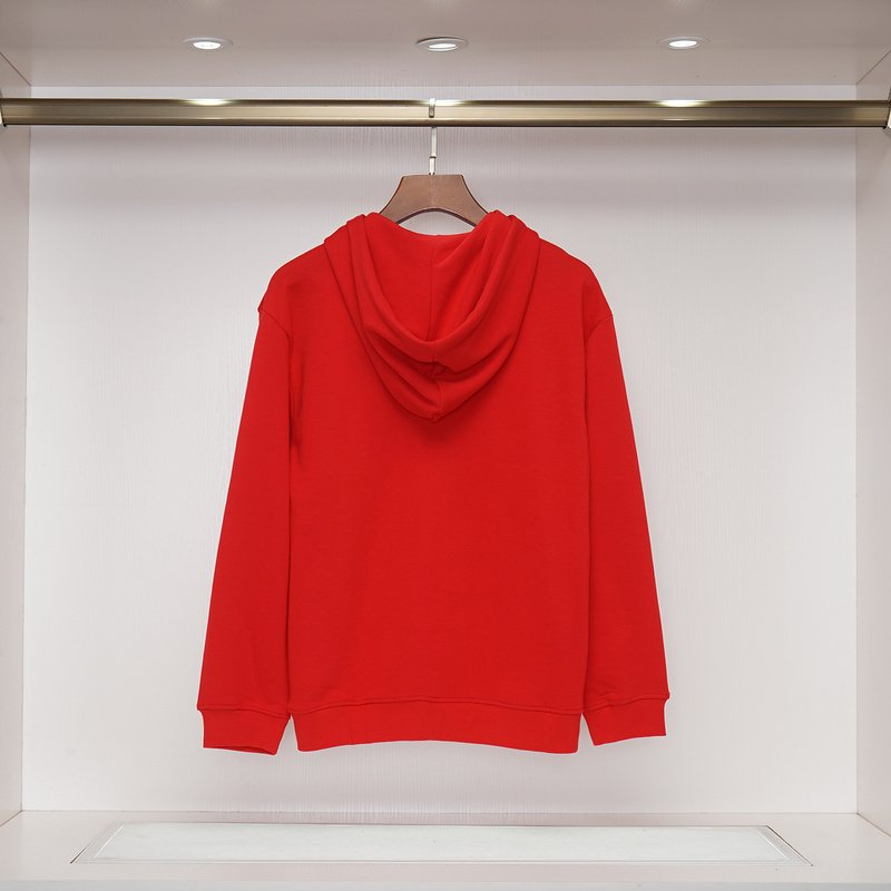 Худи Balmain Embossed Frontal Logo "Red" фото № 2