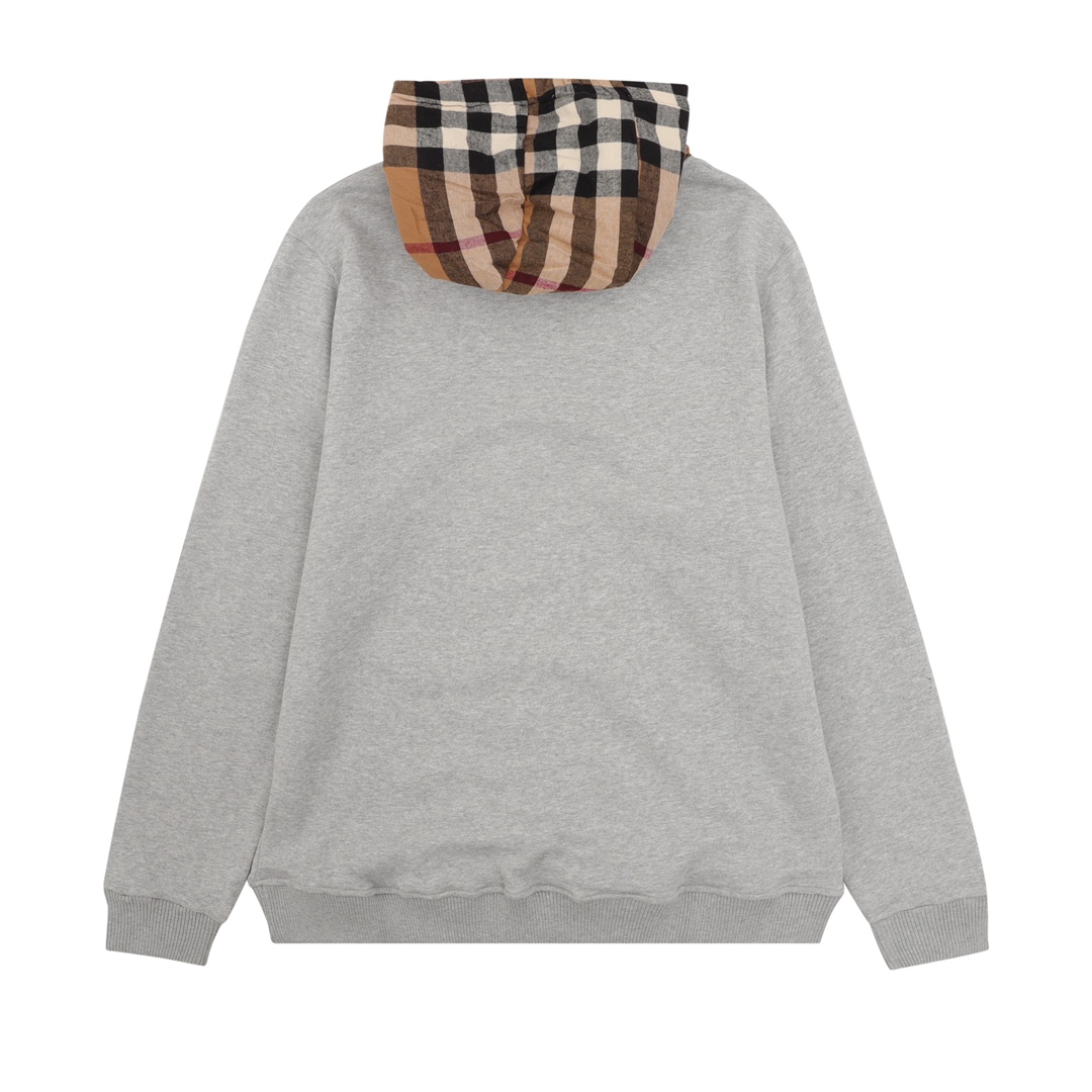 Худи Burberry Checkered Hood "Gray" фото № 2