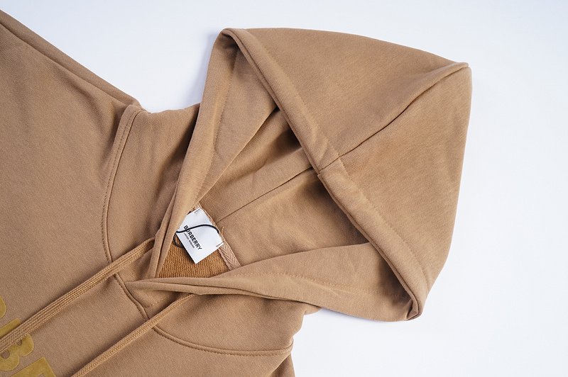Худи Burberry Printed Logo On The Front "Brown" фото № 3