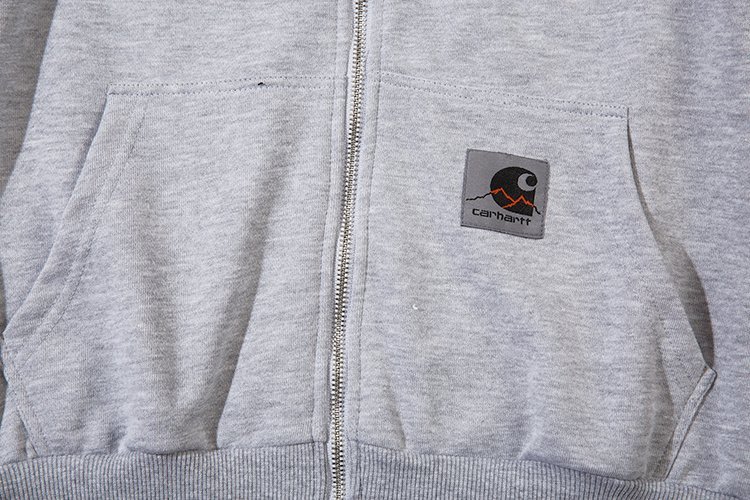 Худи Carhartt Cotton ZIP "Gray" фото № 5