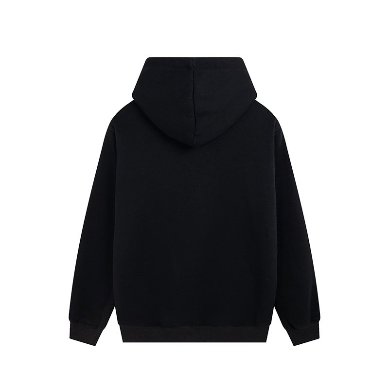 Худи Carhartt With Logo - Cotton ZIP "Black" фото № 2