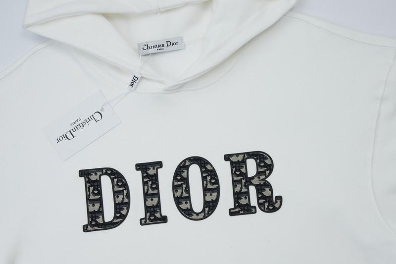 Толстовка Christian Dior Frontside Logotype DIOR "White" фото № 5