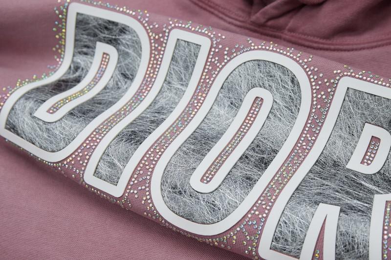 Худи Christian Dior Central Big Frontside Logo Dior "Pink" фото № 4