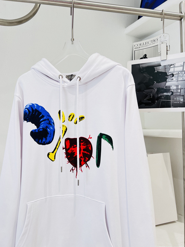 Худи Dior Creative Logo Illustration "White" фото № 2