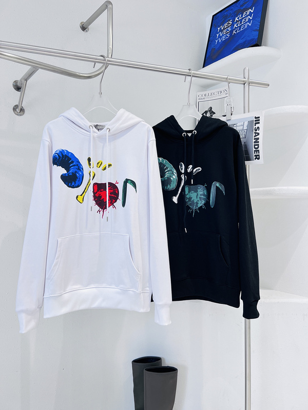 Худи Dior Creative Logo Illustration "White" фото № 3