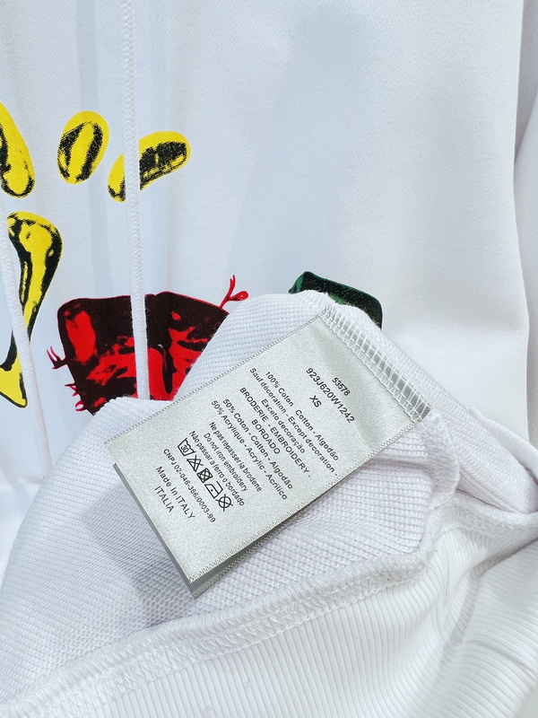 Худи Dior Creative Logo Illustration "White" фото № 9