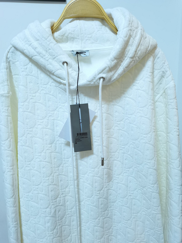 Худи Dior Branded Print "White" фото № 3