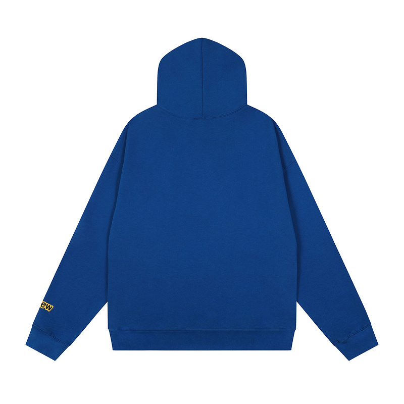 Худи Drew House Not Big Logo Inscription "Blue/Yellow" фото № 2