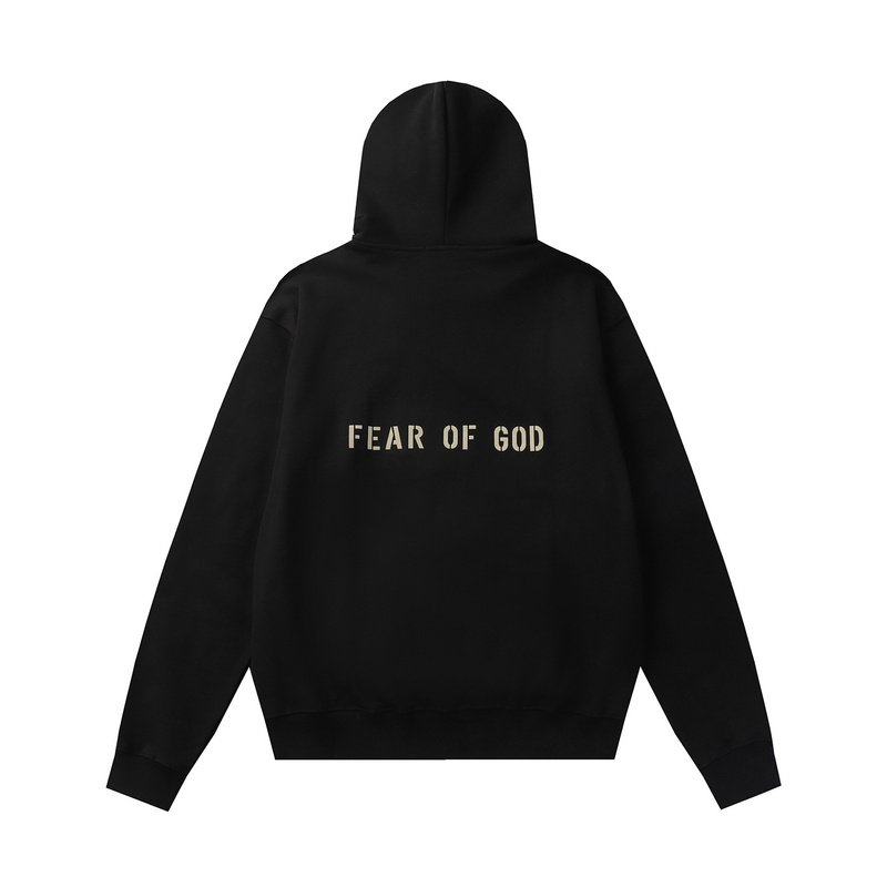 Худи Fear Of God Hood With Rivets "Black" фото № 2