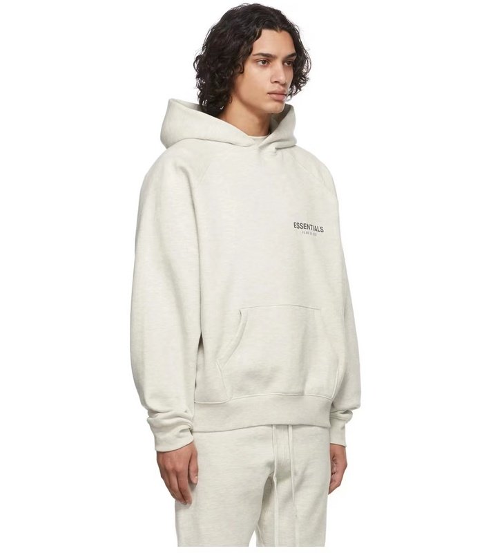 Худи Fear Of God Wide Front Pocket And Small Logo "White" фото № 7