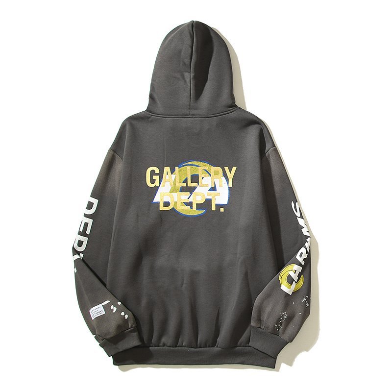 Худи Four Caccus X Gallery Dept Rams "Gray" фото № 3