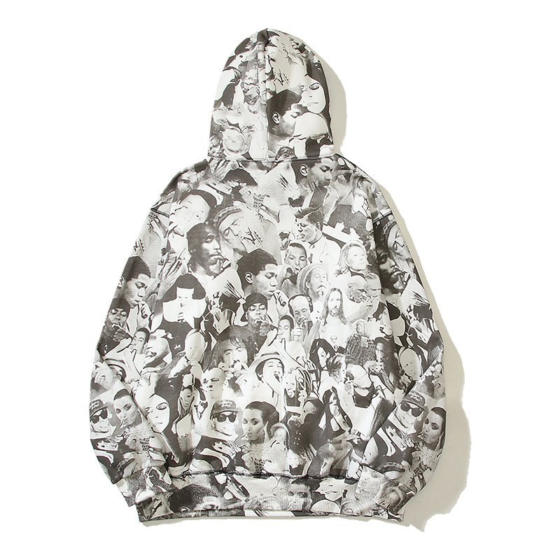 Худи Four Caccus People "White/Gray" фото № 3