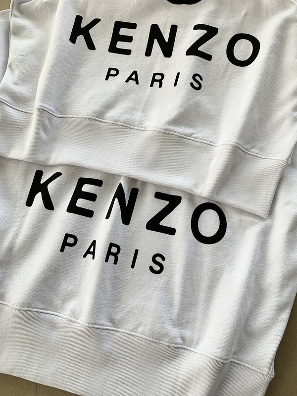 Худи Kenzo Red Flower Print "White" фото № 6