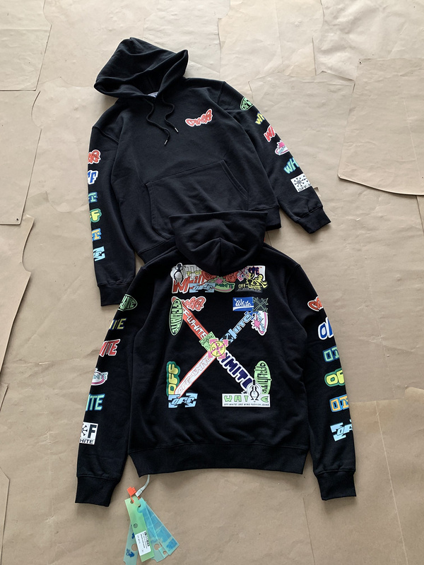 Худи Off White Original Logo Design "Black" фото № 3
