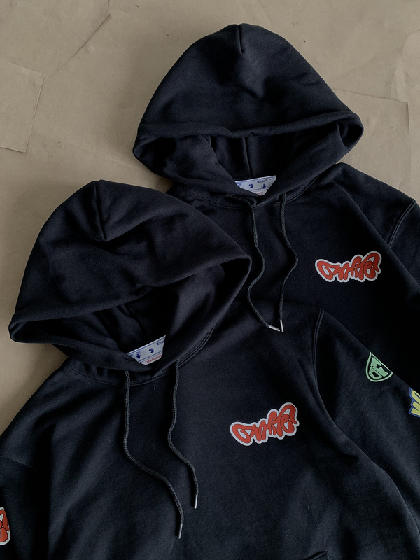 Худи Off White Original Logo Design "Black" фото № 5