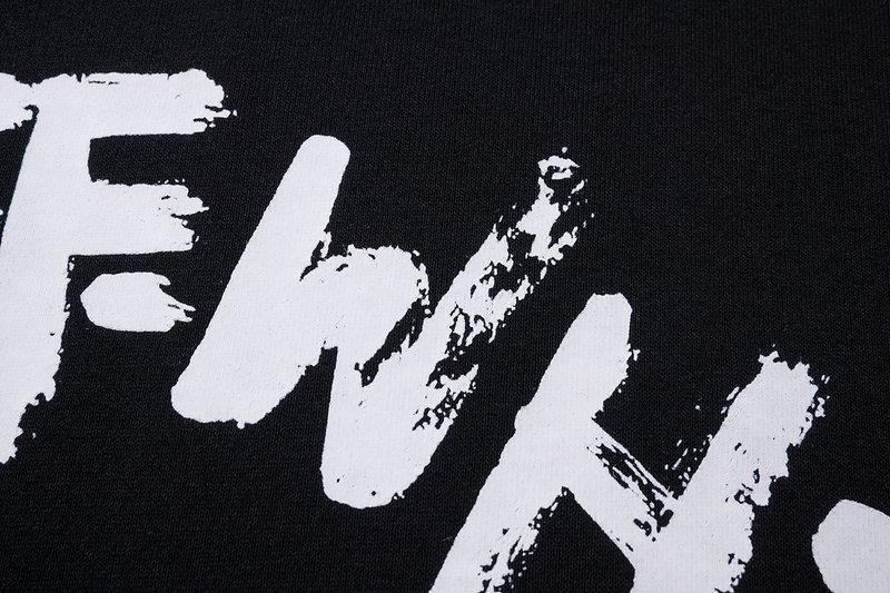 Худи Off White With Text Description On The Back "Black" фото № 5