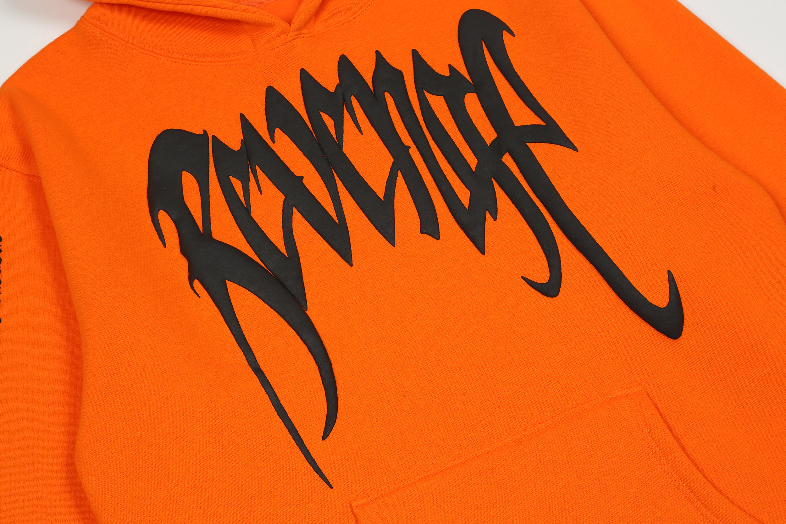 Худи Revenge Palm Print on Your Back "Orange" фото № 5
