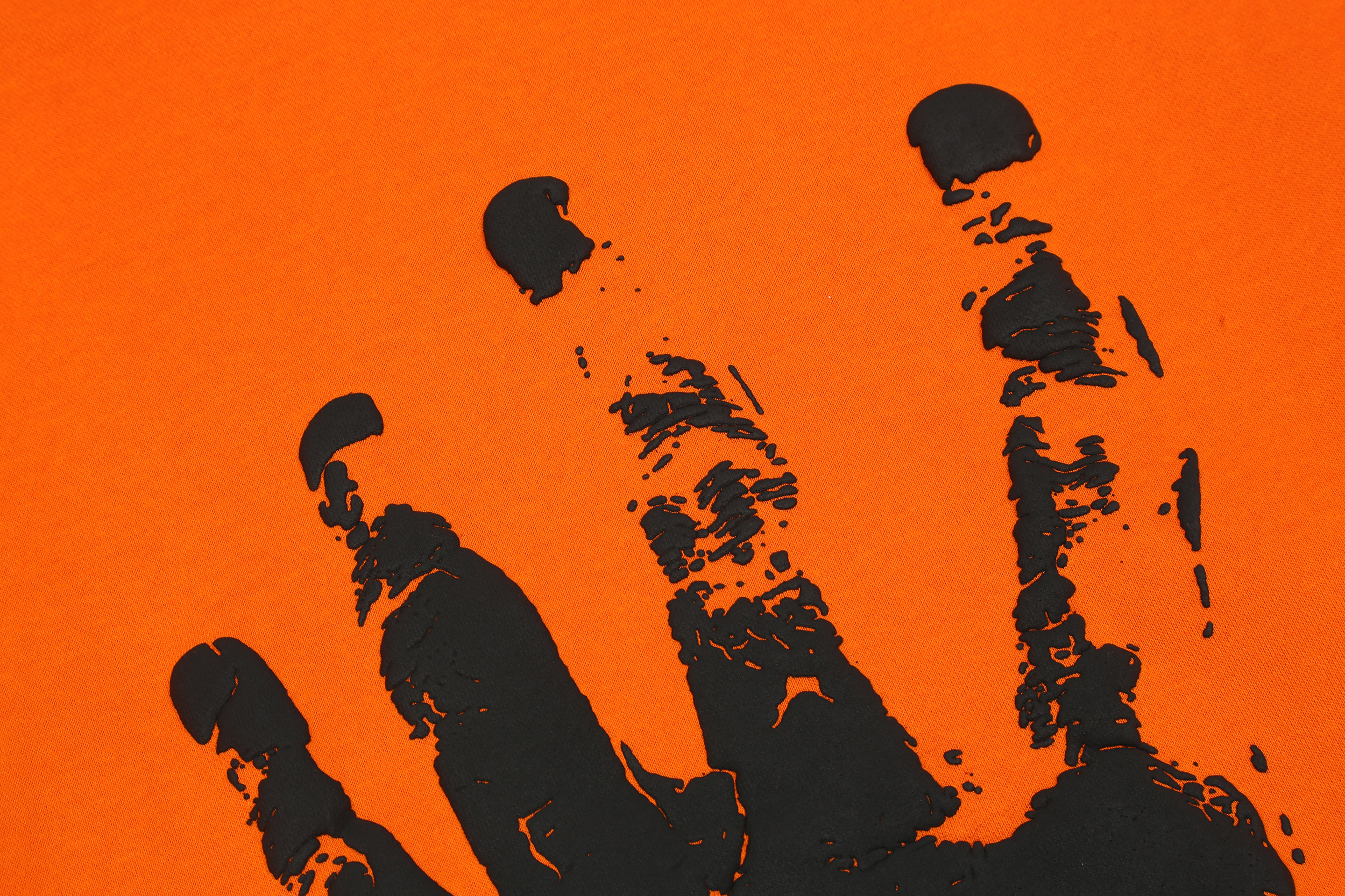 Худи Revenge Palm Print on Your Back "Orange" фото № 8