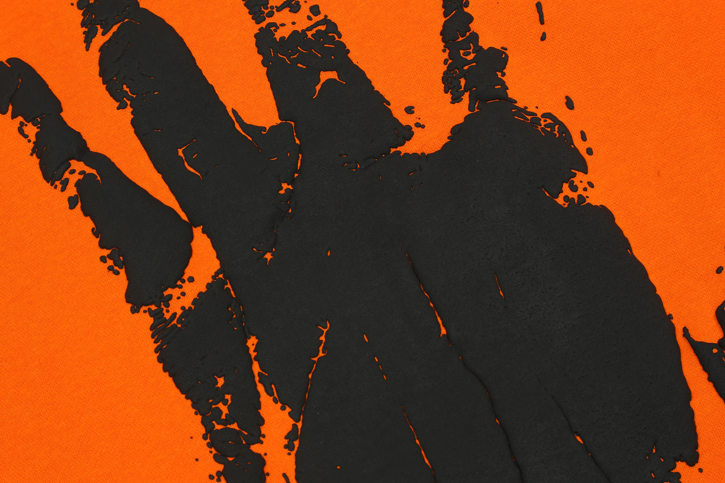 Худи Revenge Palm Print on Your Back "Orange" фото № 6