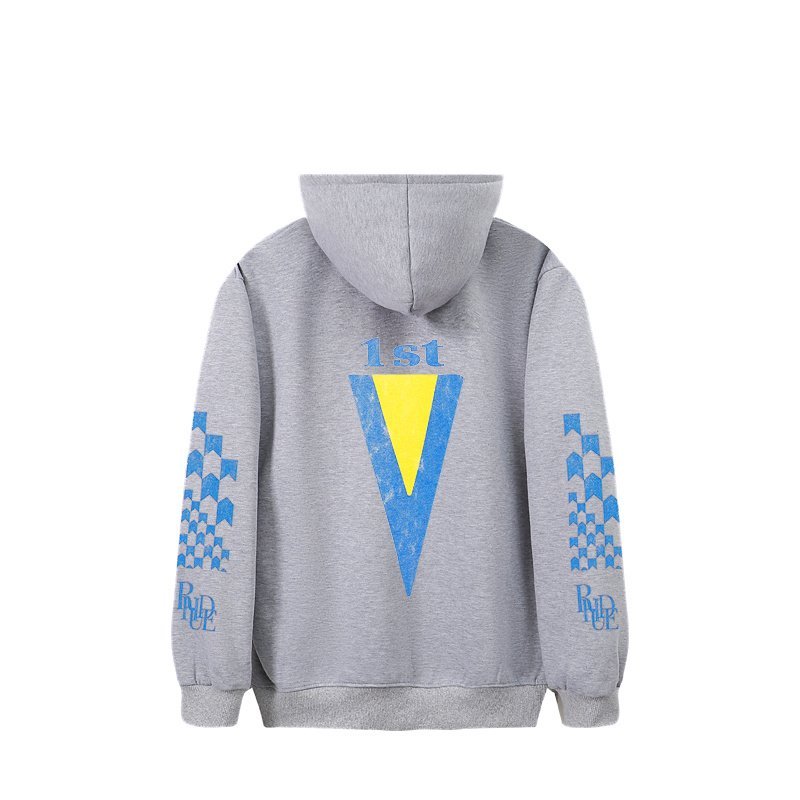 Худи Rhude First Place "Gray" фото № 2