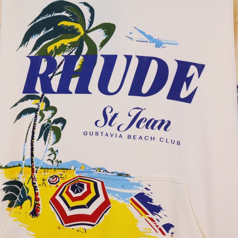 Худи Rhude Gustavia Beach Club "Cream" фото № 6