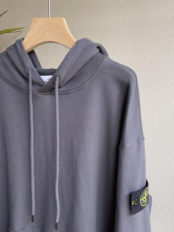 Худи Stone Island With A Patch "Gray" фото № 2