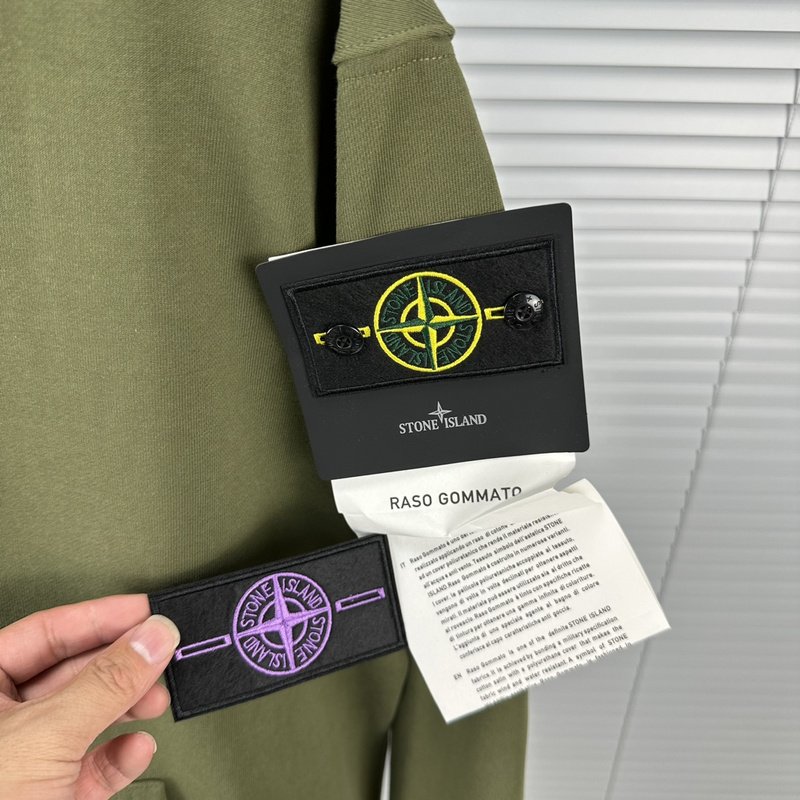 Худи Stone Island With Patch - ZIP "Green" фото № 6