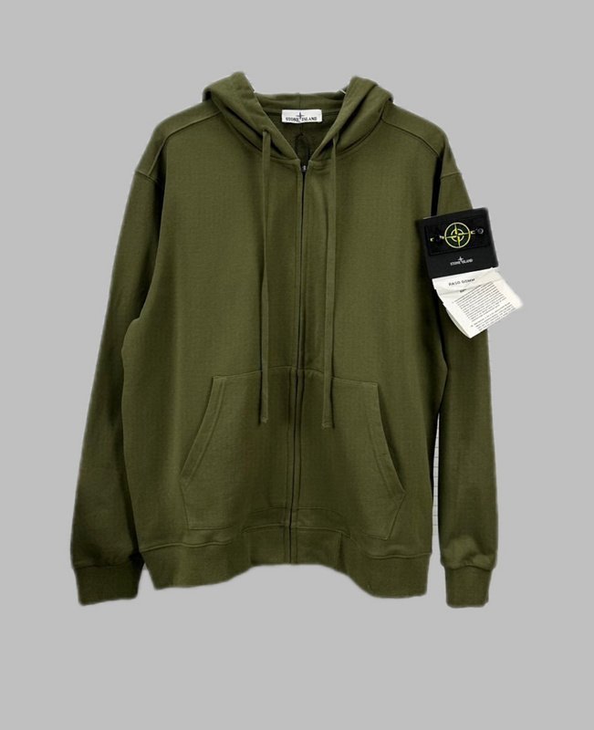 Худи Stone Island With Patch - ZIP "Green" фото № 8