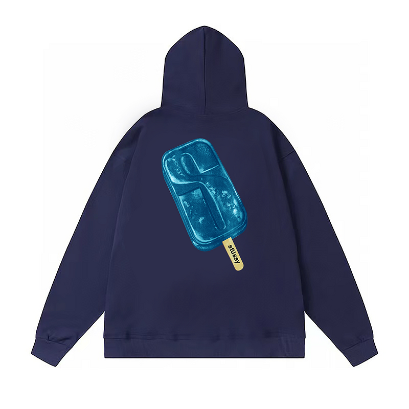 Худи Stussy Popsicle - Print "Blue" фото № 2