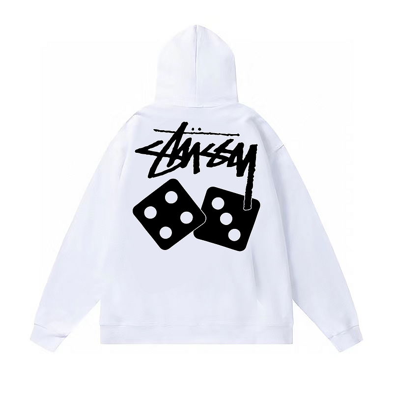 Худи Stussy Print - Dice "White" фото № 2