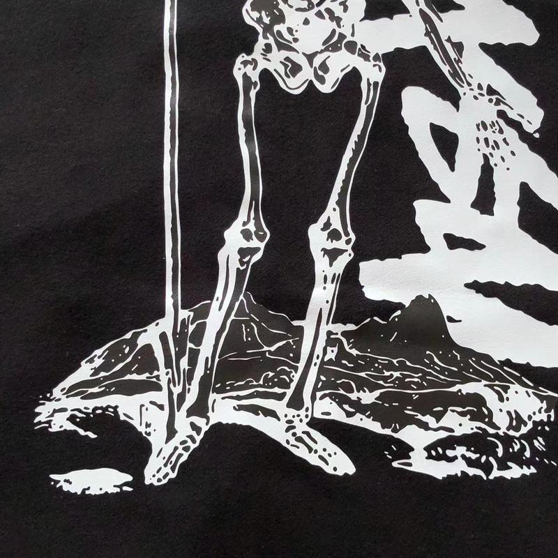 Худи Stussy Skeleton Leaning On Stick "Black" фото № 7