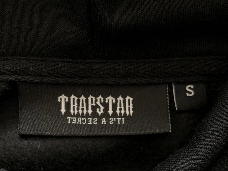 Худи Trapstar Wide Front Pocket And Sleeves With Logo "Black" фото № 3