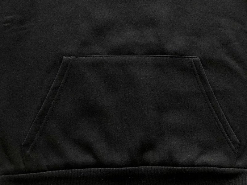 Худи Trapstar Wide Front Pocket And Sleeves With Logo "Black" фото № 5