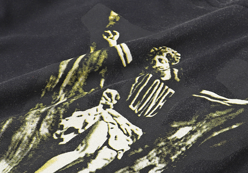 Худи Vlone Crucified On The Logo "Gray" фото № 2