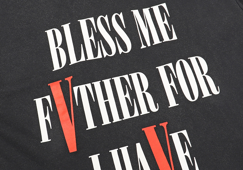 Худи Vlone Crucified On The Logo "Gray" фото № 8