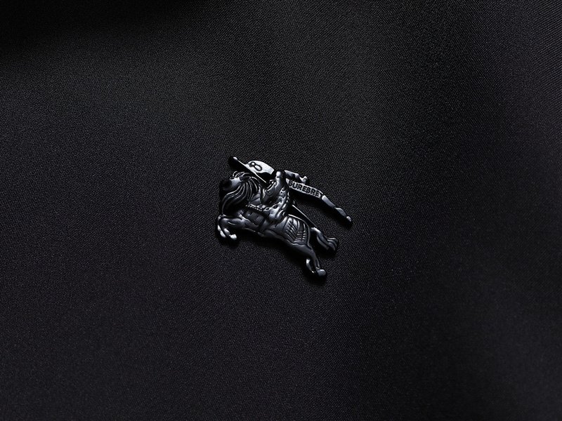 Ветровка Burberry With Brand Badge "Black" фото № 8