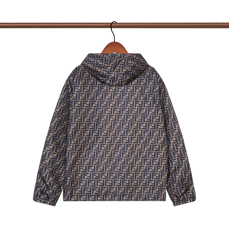 Ветровка Fendi Two-Sided "Black/Brown" фото № 6