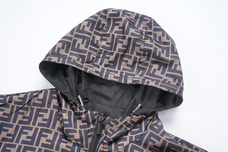 Ветровка Fendi Two-Sided "Black/Brown" фото № 4