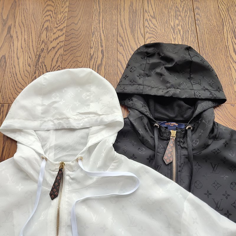 Ветровка Louis Vuitton With Stylish Logo Print "White" фото № 4