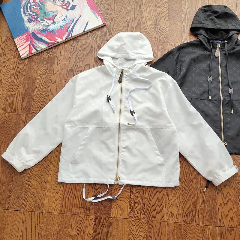 Ветровка Louis Vuitton With Stylish Logo Print "White" фото № 3