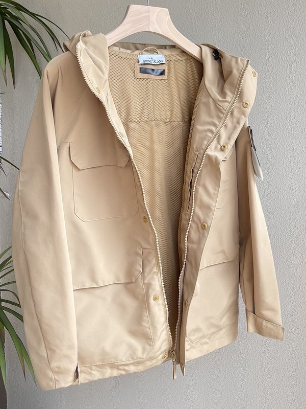 Ветровка Stone Island Comfortable With A Hood "Beige" фото № 7