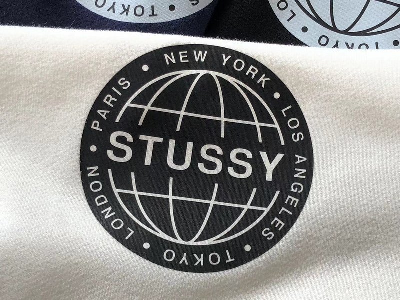 Ветровка Stussy Globus With Logo Print "White" фото № 2