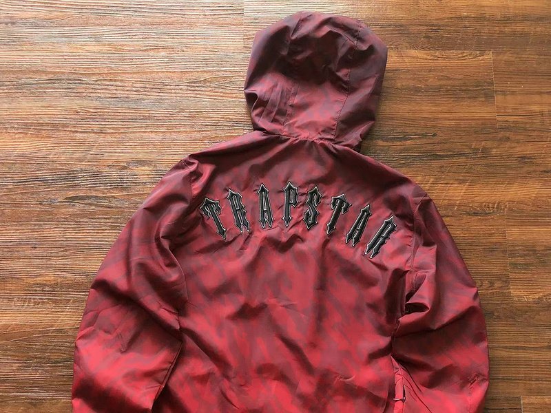 Ветровка Trapstar Wide Embroidered Logo Back "Red" фото № 2