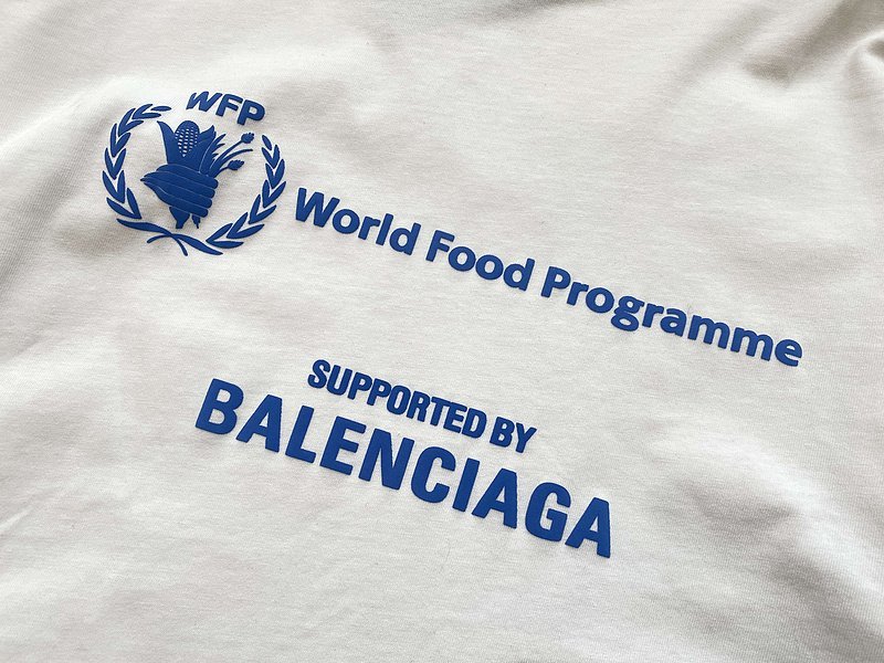Лонгслив Balenciaga WFP "White/Gray" фото № 7