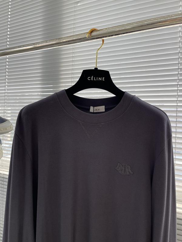 Лонгслив Christian Dior Frontside Logo Dior "Blue" фото № 2