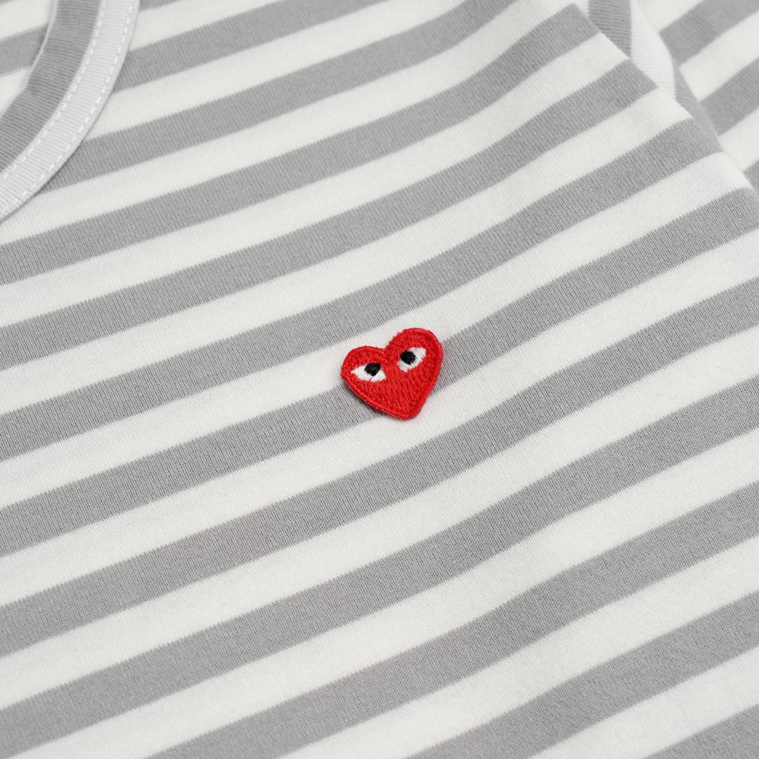 Лонгслив Comme des Garçons Red Logo Colors "Gray" фото № 3