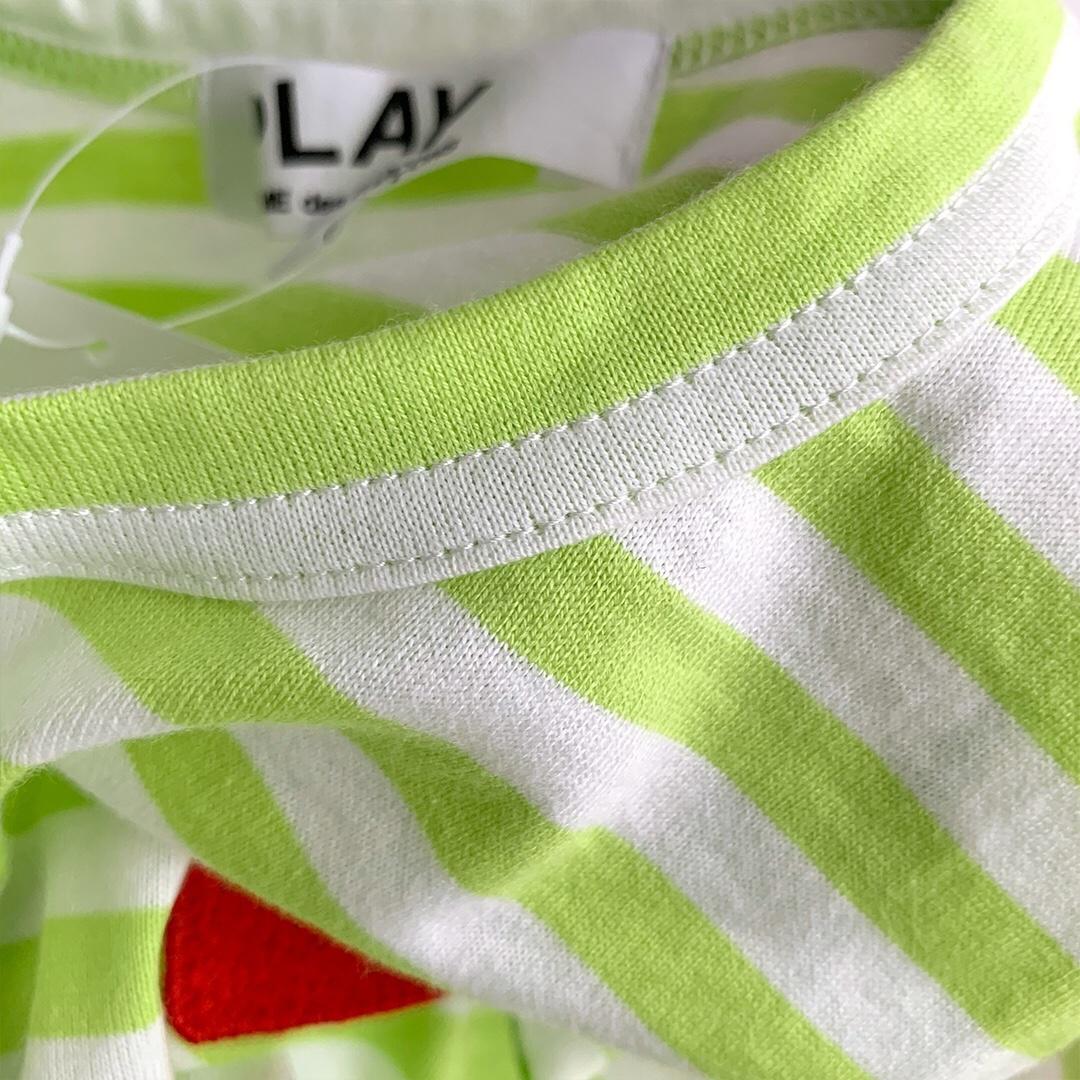 Лонгслив Comme des Garçons Play Heart Colors "Green" фото № 5