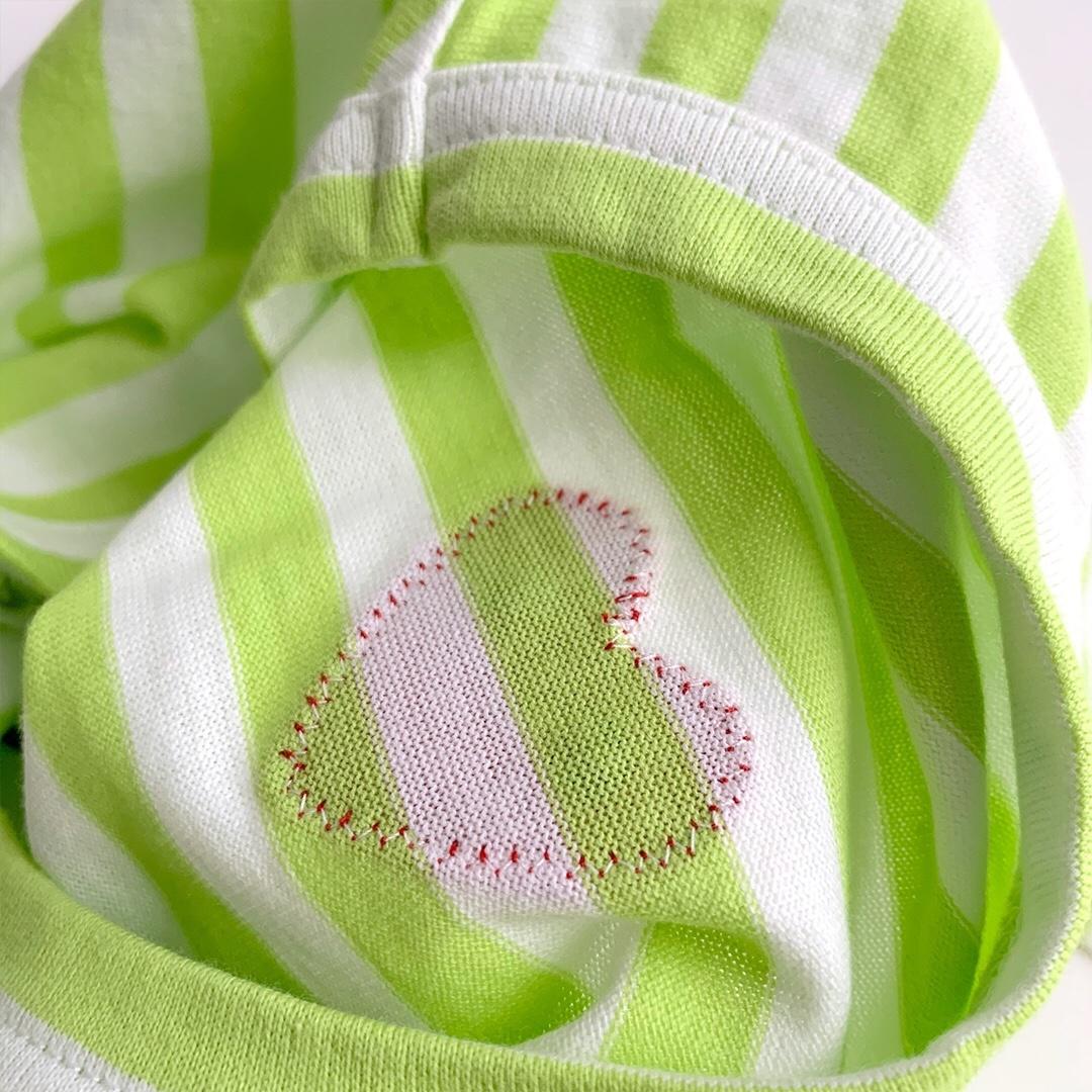 Лонгслив Comme des Garçons Play Heart Colors "Green" фото № 4