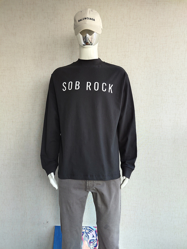 Лонгслив Fear Of God Text Sob Rock "Black" фото № 6